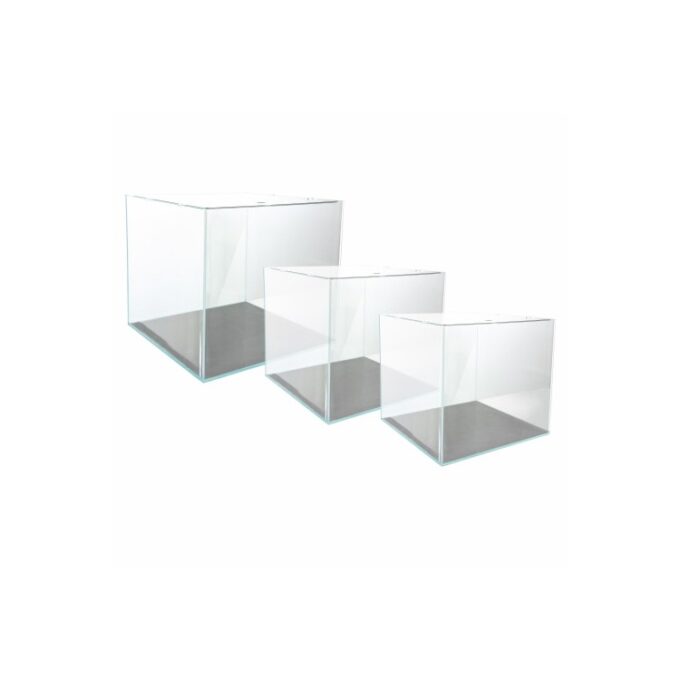 Set de trei acvarii sticla ultra clara Dupla Scaping Cube 10-30-80