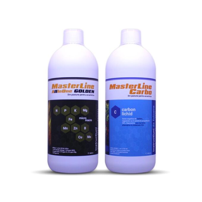 Set fertilizanti MasterLine All In One Golden+Carbo 2x1000ml 1 Set fertilizanti MasterLine All In One Golden+Carbo 2x1000ml