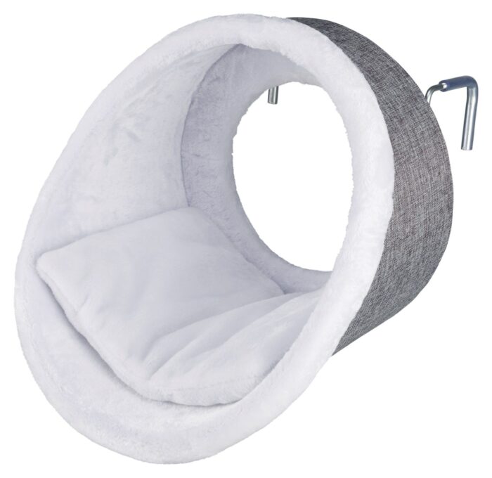 Sezlong Pisici pentru Calorifer 38x34 cm Gri cu Alb 43144