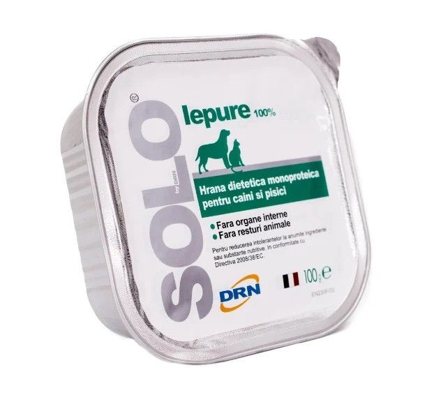 Solo, conserva 100% Iepure, 100 g