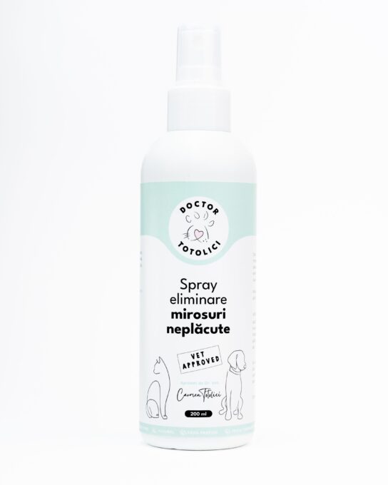 Spray eliminare mirosuri neplacute fara parfum Doctor Totolici, 200 ml