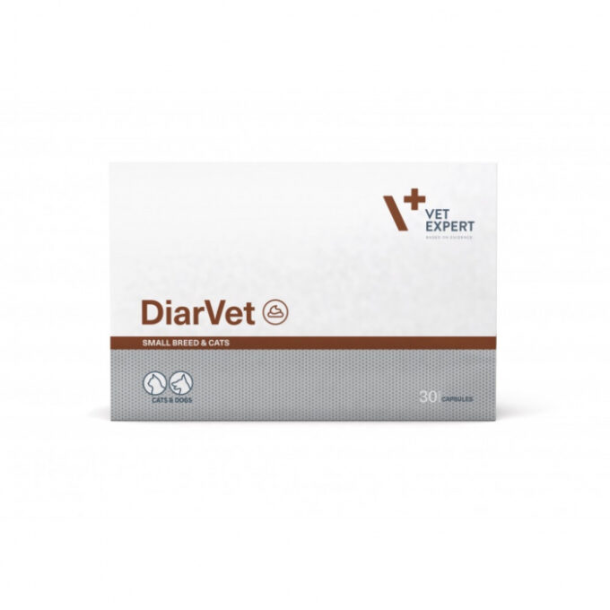 Sprijin rapid in gestionarea diareei la caini de talie mica si pisici, DiarVet Twist Off, Vet Expert, 30 capsule 1 Sprijin rapid in gestionarea diareei la caini de talie mica si pisici, DiarVet Twist Off, Vet Expert, 30 capsule