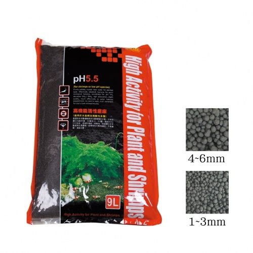 Substrat ceramic acvariu/ Shrimp Soil -pH 5.5 / 9 L S size