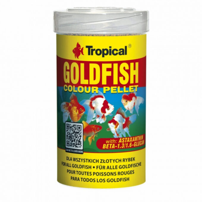 GOLDFISH COLOUR PELLET Tropical Fish, 100ml  36g