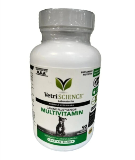 Supliment pentru caini, Canine Plus Senior, multivitamine caini senior, 90tbl