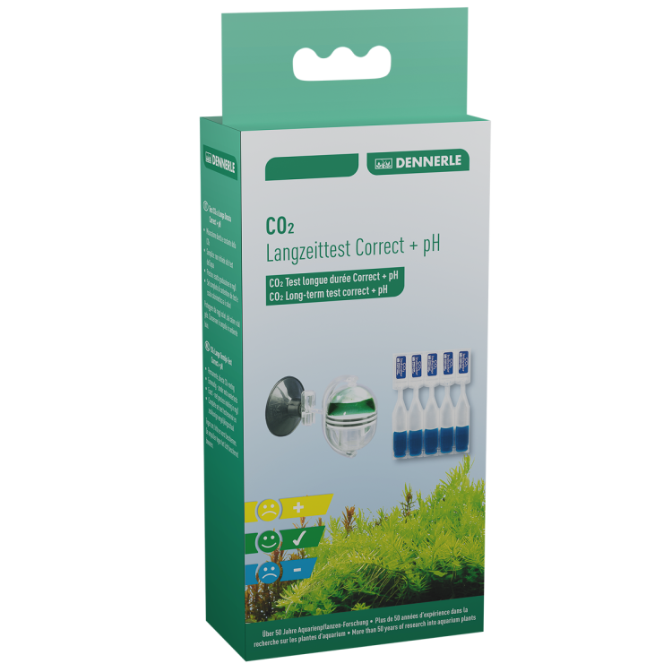 Test permanent CO2 + pH Dennerle Test Correct