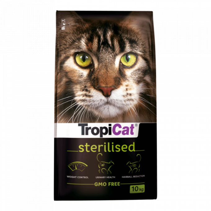 TROPICAT adult, Hrana uscata pentru pisici sterilizate , 10 kg