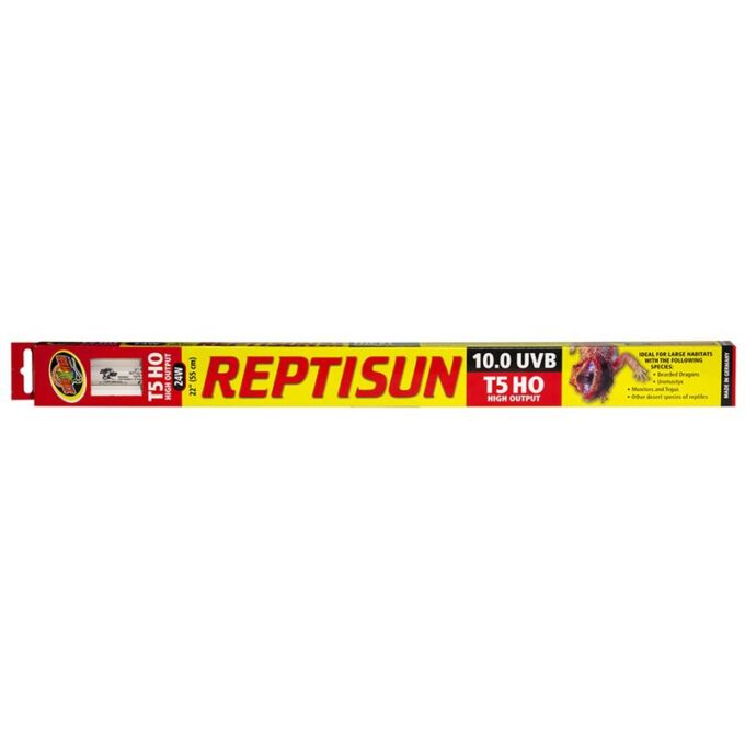 Tub neon UVA + UVB Zoo Med ReptiSun 10.0 T5HO UVB Lamp (24W)