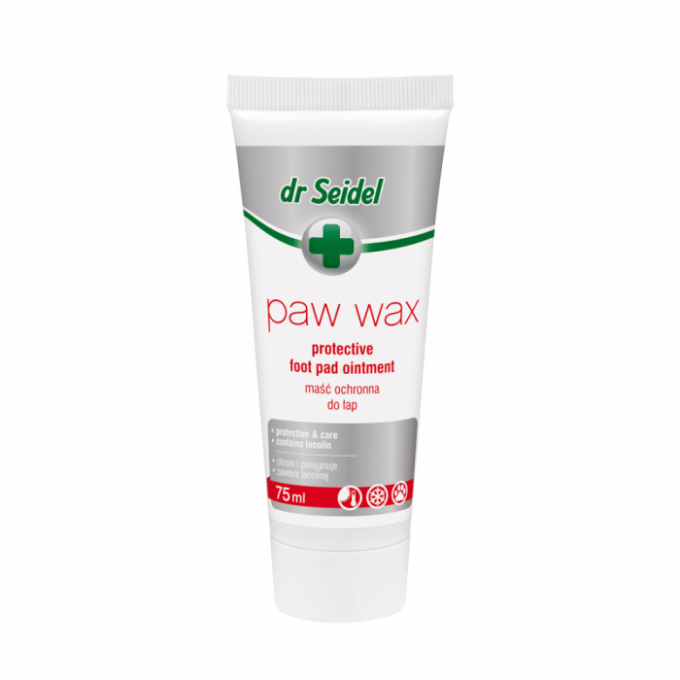 Unguent cu lanolina pentru labute, Dr. Seidel, Paw Wax, 75 ml
