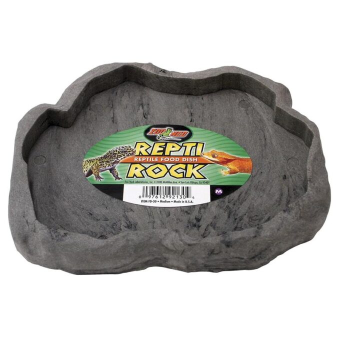 Vas hranire Zoo Med Repti Rock Food Dish Medium