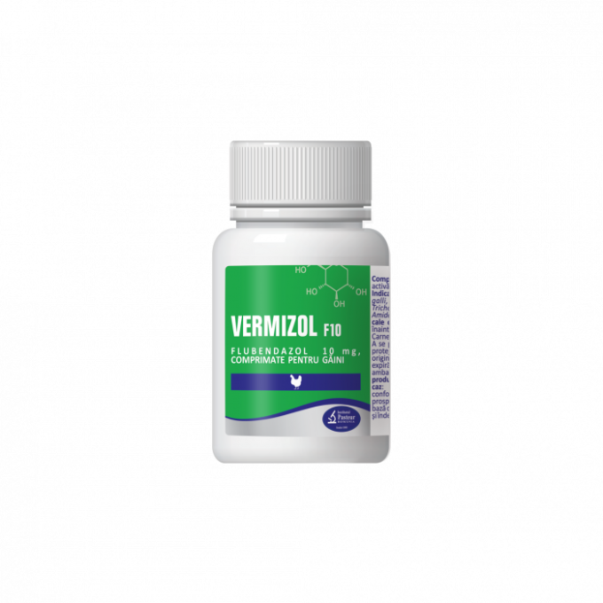 VERMIZOL F10 COMPRIMATE 100CP