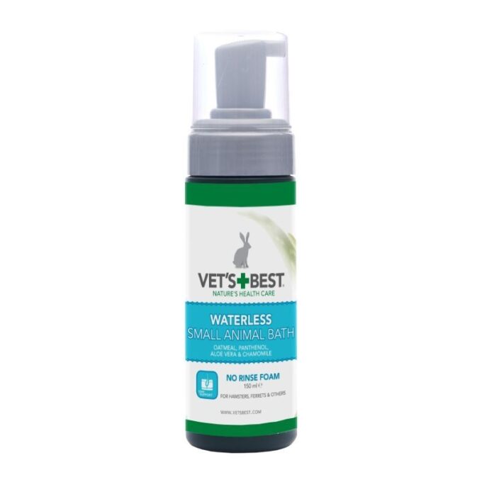 Vet's Best Sampon Spalare Uscata Animale Mici, 150 ml