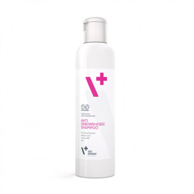 VetExpert Sampon AntiSeboreic pentru caini si pisici, 250 ml