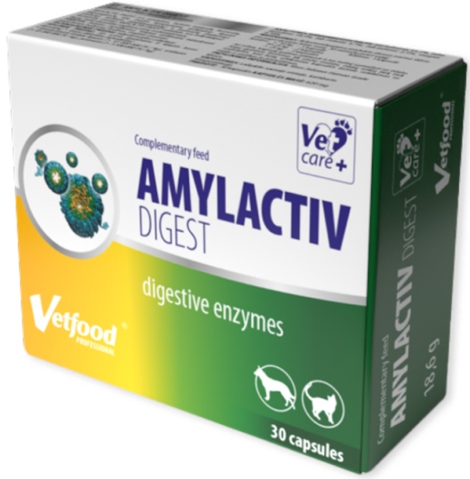 VetFood Amylactiv Digest, 30 capsule
