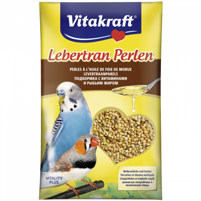 Vitamine pentru pasari, Vitakraft Perus Lebertran 20 g