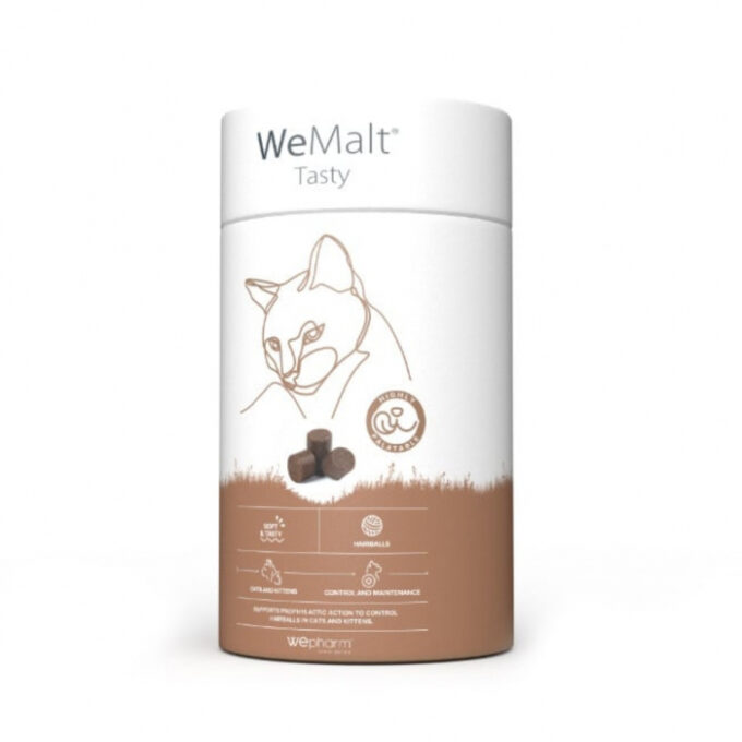 WeMalt Tasty comprimate pentru prevenirea formarii ghemotoacelor de blana - 30 comprimate
